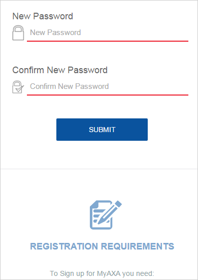 Emma by AXA App Reset Password