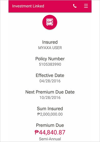 Emma by AXA App View Policy