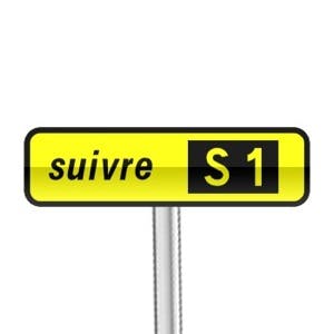 Direct Assurance - Panneau itinéraire de substitution