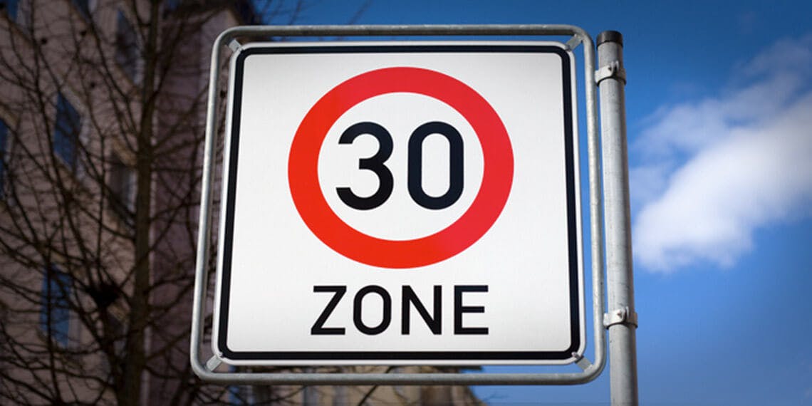 panneau zone 30 km/h 