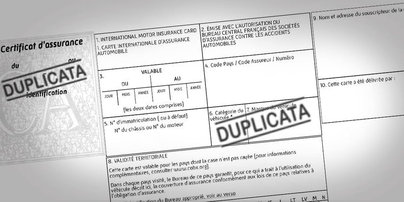 Carte verte (attestation d'assurance auto) : les réponses à vos questions !