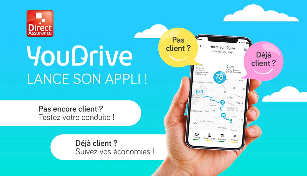 Nouvelle appli assurance auto YouDrive : elle va vous connecter aux économies