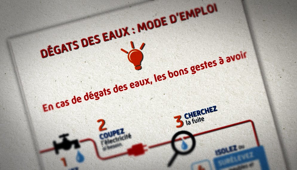 Que faire en cas de dégât des eaux ?