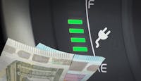 argent billets euro écran niveau batterie voiture électrique