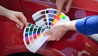 palette de couleurs pour voiture 
