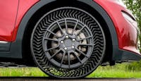 Michelin invente un pneu sans air increvable 