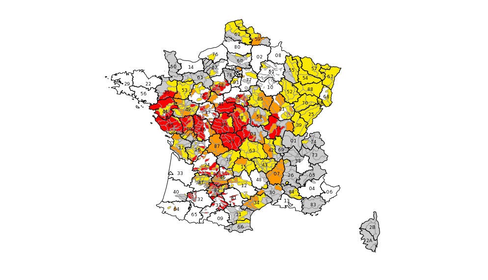 Sécheresse : 73 départements en restriction d'eau