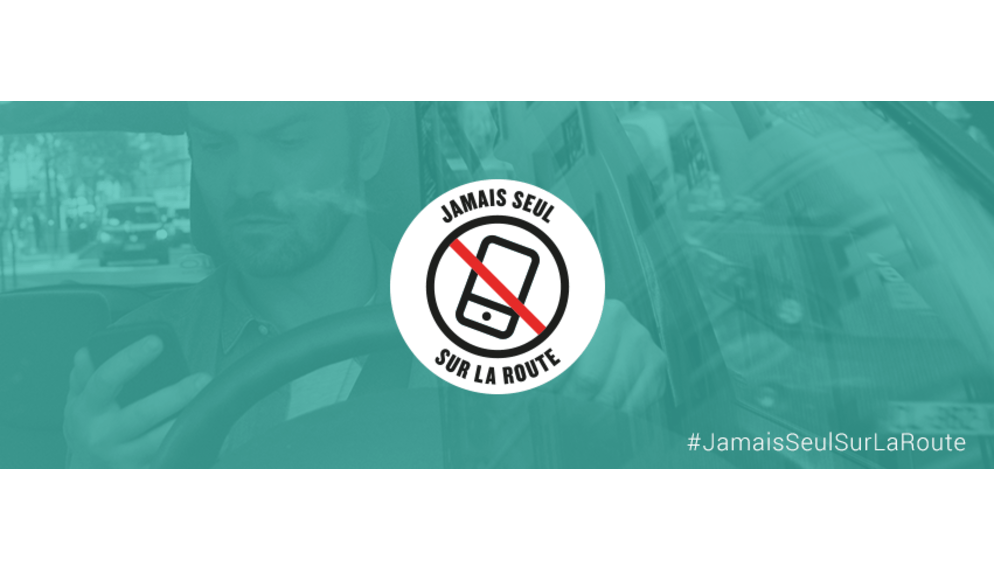 #JamaisSeulSurlaRoute : « décrocher » du téléphone au volant