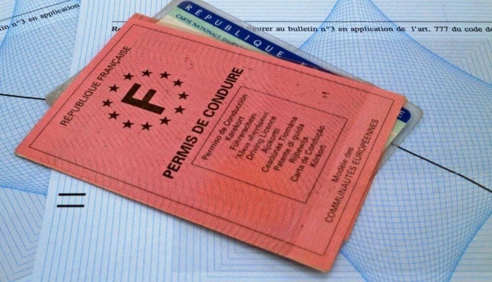 permis de conduire français carte d'identité