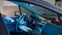 habitacle voiture lampes à UV système UVmobi