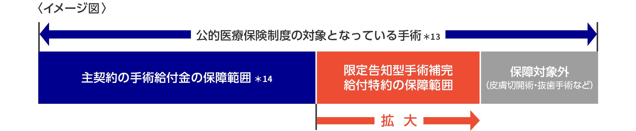 公的医療保険制度の対象となっている手術