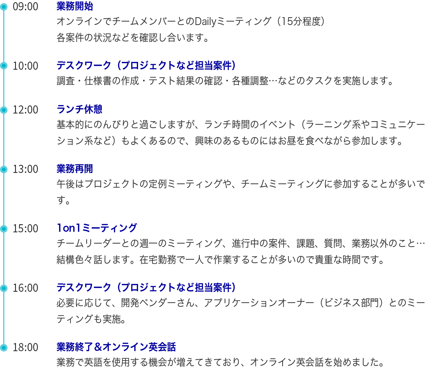 1日のスケジュール　石橋　淳子