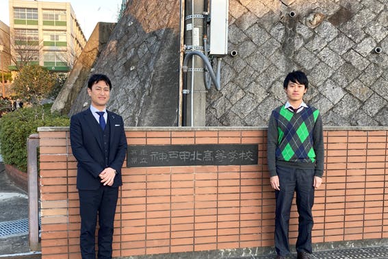 (写真左より)友井FA、松田先生