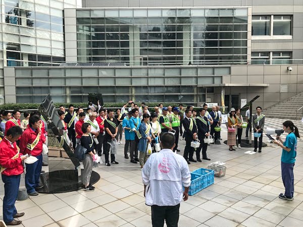 当日は、弊社の他にも白金高輪駅周辺の企業さまが数社参加されておりました。