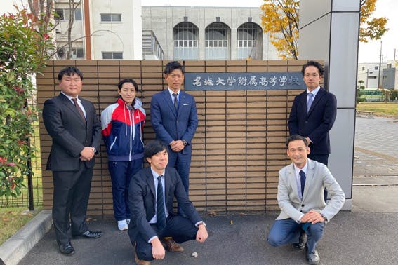 (写真)高校2年生 理系の先生方と小川FA