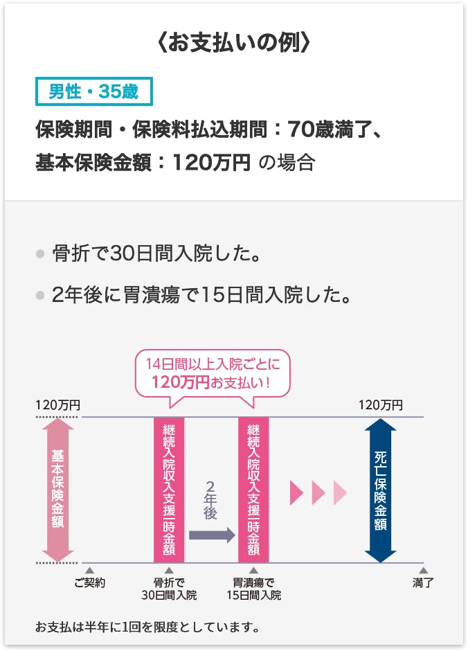 UL長期入院　お支払の例SP