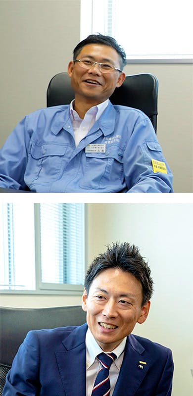 吉森社長と井上FA