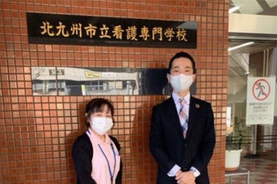 阿比留先生(写真左)と石澤FA(写真右)