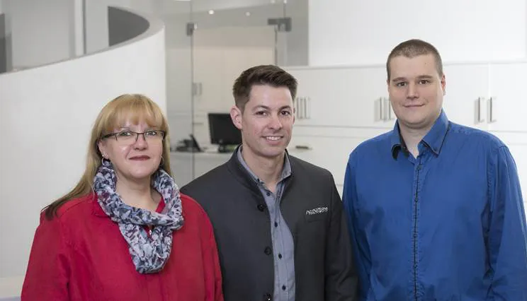 Marie-Antoinette Marquet, Alex Heiderscheid et Jérémy Ben-Si-Amar