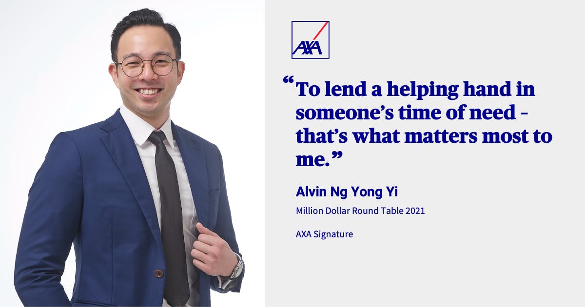 Alvin Ng Yong Yi Axa Annual Awards 2021 Alvin Ng Yong Yi Axa Annual Awards 2021, Million Dollar Round Table Jobs
