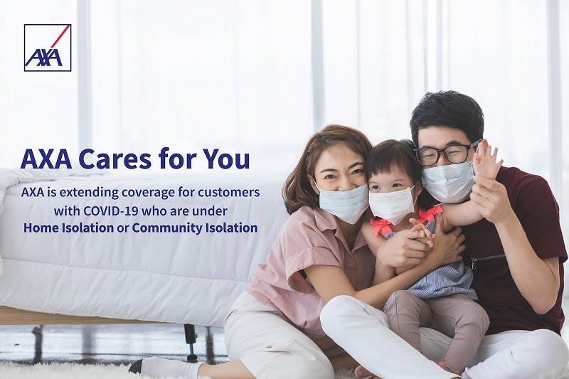AXA Insurance Covers COVID-19 Treatment During Home Isolation and Community Isolation