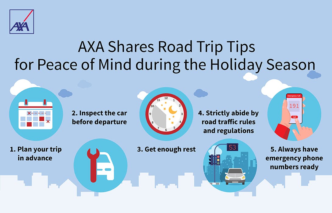 AXA Shares Road Trip Tips for Peace of Mind during the Holiday Season
