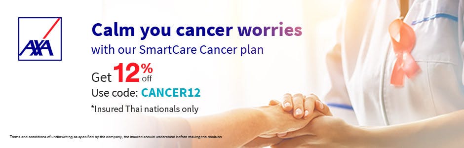AXA Offers Online SmartCare Cancer Insurance with Premiums Starting at 4 Baht a Day