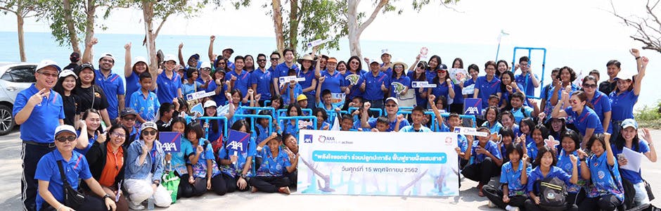 "AXA Hearts in Action: Volunteering for Coral Restoration in Samae San and the Revival of the Coastal Ecosystems"