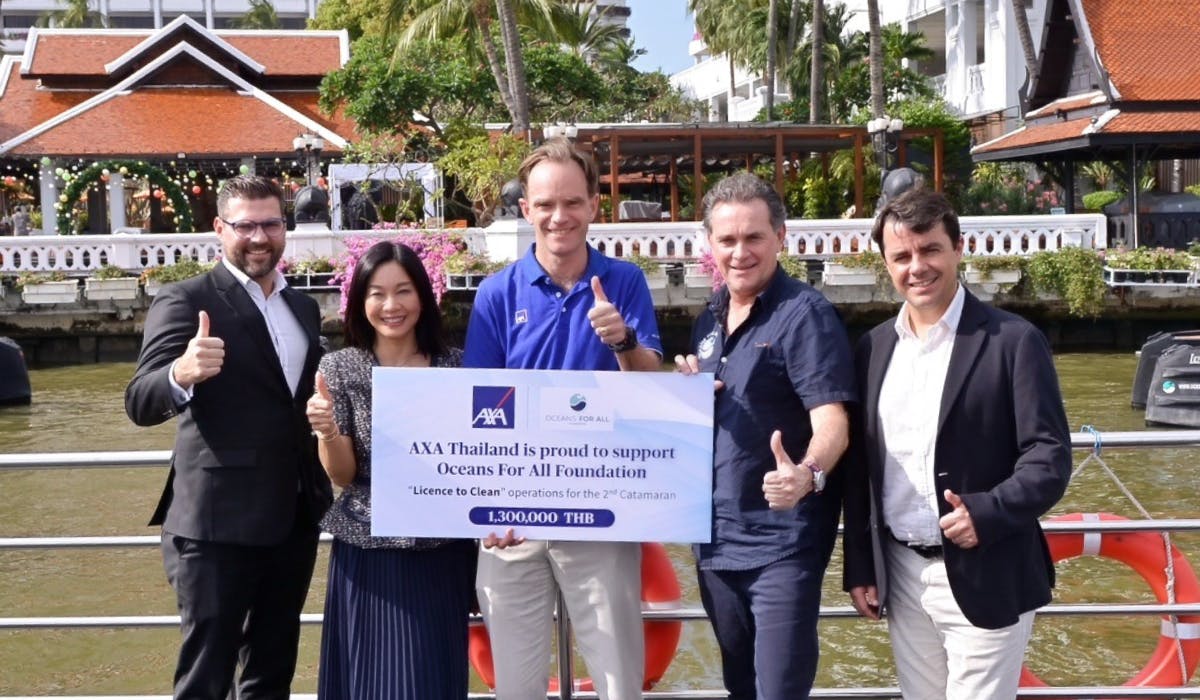 แอกซ่าประกันภัย เดินหน้าสานต่อโครงการ AXA Project Oceans For All ปีที่ 2 หนุนคืนน้ำใสสู่แม่น้ำเจ้าพระยา