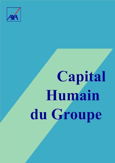 Capital humain du Groupe AXA - Données sociales 2017