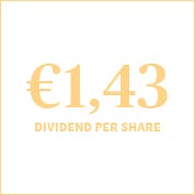 €1.43 dividend per share