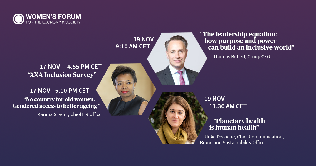 Women's Forum Global Meeting 2021 AXA