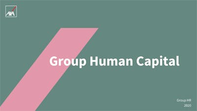 AXA Group Human Capital - 2020 Social Data Report