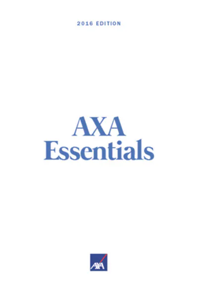 AXA Essentials, 2016 edition | AXA
