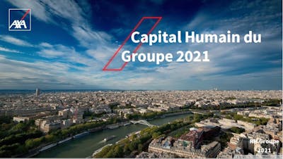 Capital humain du Groupe AXA - Données sociales 2021